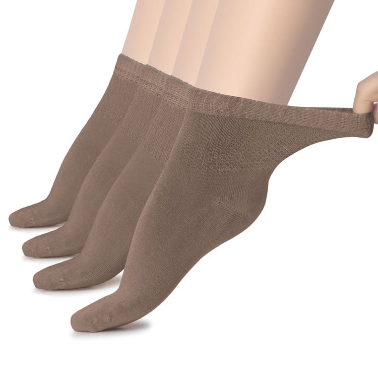 Diabetiker Bambus-Socken für Damen – 4 Paar